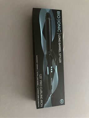 Bio Ionic 1.25" Long Barrel Styler - Black